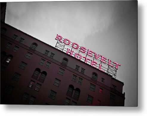 Roosevelt Hotel Metal Print featuring the photograph Roosevelt Hotel by April Reppucci