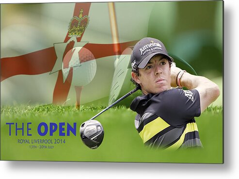 Play Metal Print featuring the photograph Rory Mcilroy by Spikey Mouse Photography