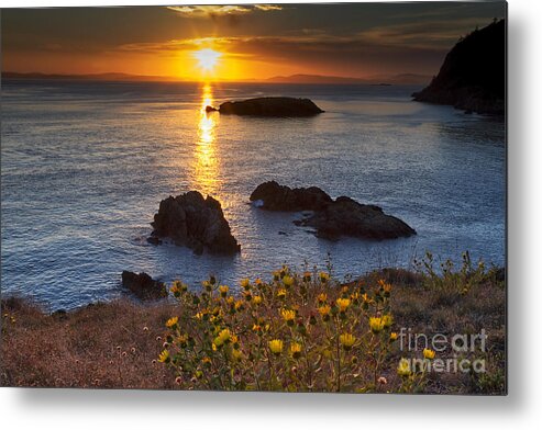 Rosario Head Metal Print featuring the photograph Rosario Head Sunset by Mark Kiver