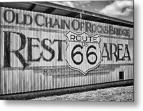 Route 66 Metal Print featuring the photograph Route 66 by Steven Michael