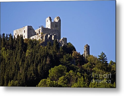 Castle Metal Print featuring the photograph Ruined Castle, Umbria, Italy by Tim Holt