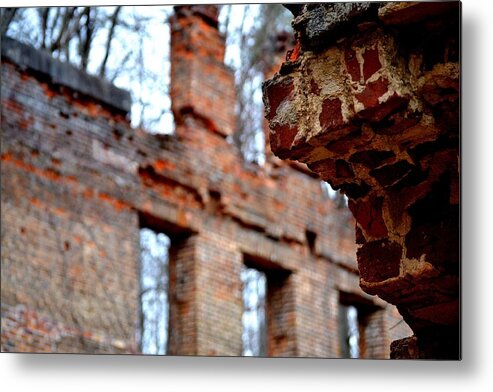 Sweetwater Creek State Park Metal Print featuring the photograph Ruins of Sweetwater Manufacturing Company by Tara Potts