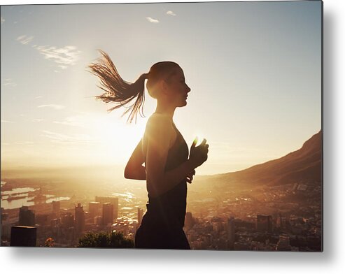Scenics Metal Print featuring the photograph Run with the sun by PeopleImages