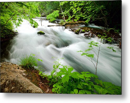 Stream Metal Print featuring the photograph Rush by Brad Brizek