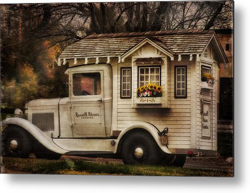 Truck Metal Print featuring the photograph Russell Stover Candies by Joan Bertucci