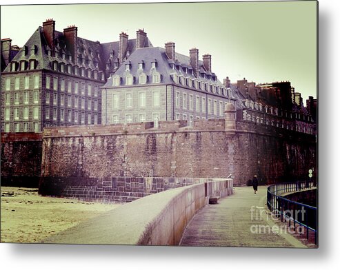 Brittany Metal Print featuring the photograph Saint-Malo Brittany France by Colin and Linda McKie