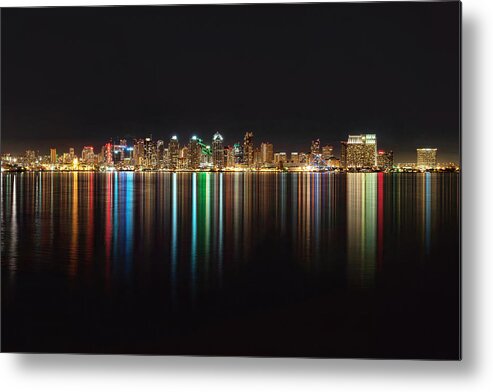 San Diego Metal Print featuring the photograph San Diego Reflections by Mark Whitt