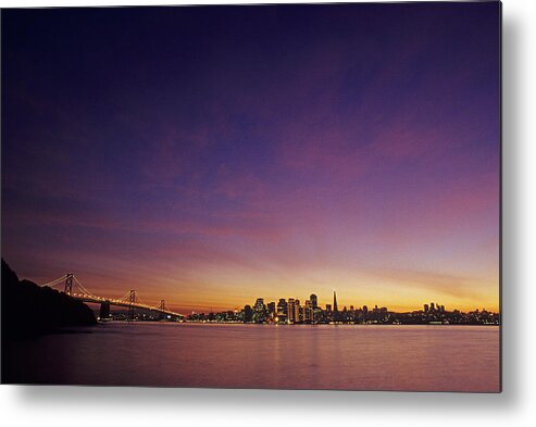 San Francisco Metal Print featuring the photograph San Francisco Nights by Doug Davidson