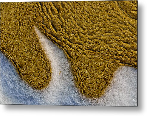 Moods Metal Print featuring the photograph Sand Abstract by Louis Dallara