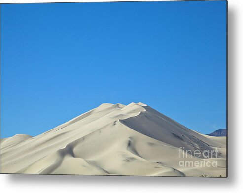 00559254 Metal Print featuring the photograph Sand Dunes In Death Valley Natl Park by Yva Momatiuk and John Eastcott