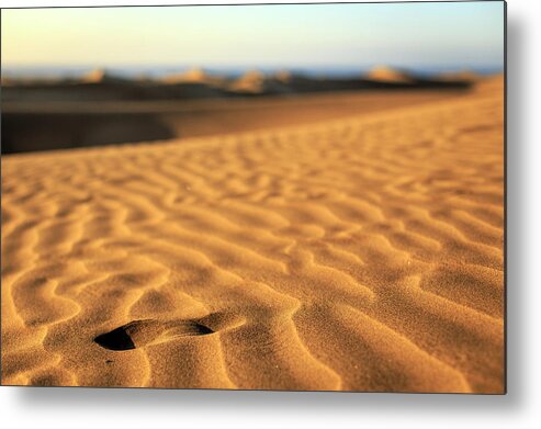 Tranquility Metal Print featuring the photograph Sandy Step by Photographer Joakim Berndes © 1996-2013