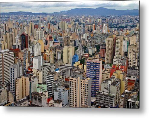 Brazil Metal Print featuring the photograph Sao Paulo by Henry Kowalski