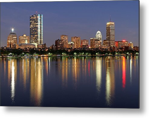 Boston Metal Print featuring the photograph Saturday Night Live in Beantown by Juergen Roth