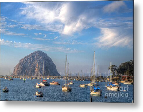 Hdr Metal Print featuring the photograph Scene on the Bay by Mathias 