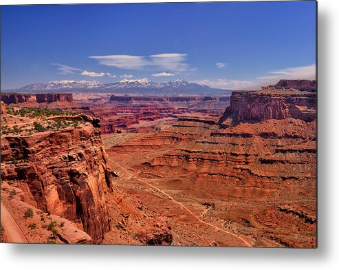 Schafer Canyon Metal Print featuring the photograph Schafer Overlook by Greg Norrell