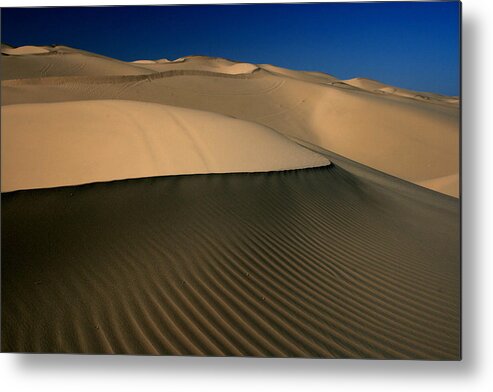 Landscape Metal Print featuring the photograph Sculpted Dunes 2 by Scott Cunningham