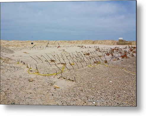 Seaside Heights Metal Print featuring the photograph Seaside Heights...beyond the dunes. After Hurricane Sandy by Ann Murphy