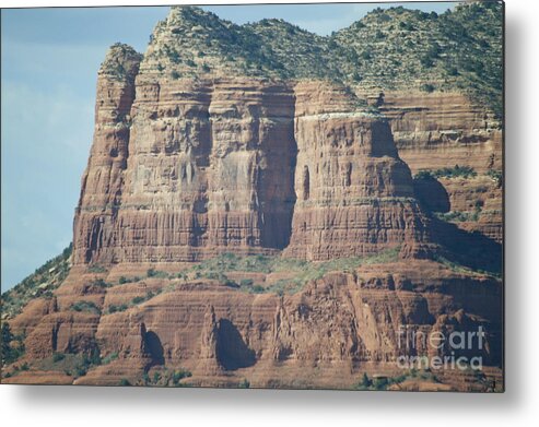 Sedona Metal Print featuring the photograph Court House Butte by Pamela Walrath