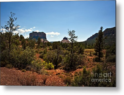 Fineartphotography Metal Print featuring the photograph Sedona Heat of the Day by Lee Craig
