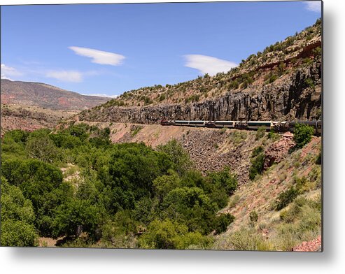 Sedona Metal Print featuring the photograph Sedona train by John Johnson