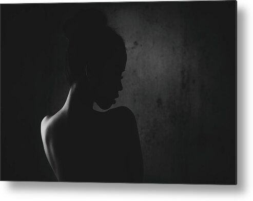 Dark Metal Print featuring the photograph Sensual Connection by Arief Putranto
