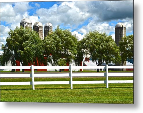 Landscape Metal Print featuring the photograph Serene Surroundings by Frozen in Time Fine Art Photography