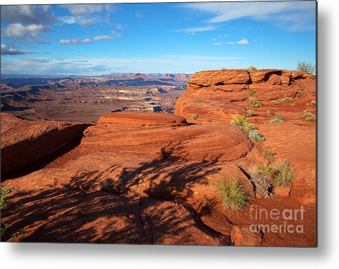Utah Metal Print featuring the photograph Shadows on a Thirsty Land by Jim Garrison