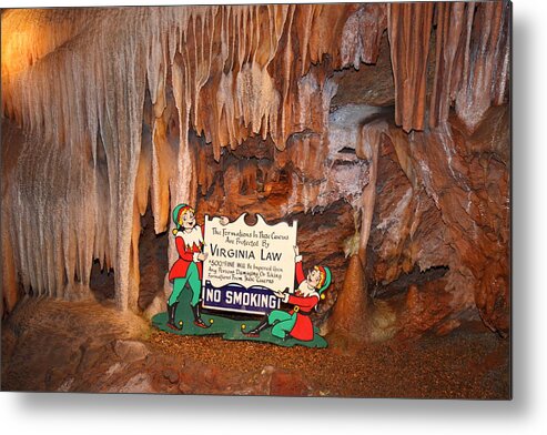 Shenandoah Metal Print featuring the photograph Shenandoah Caverns - 12127 by DC Photographer