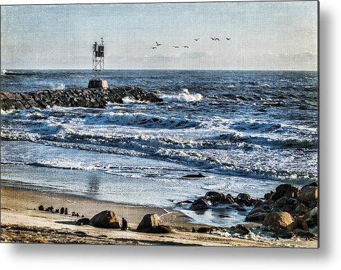 Inlet Metal Print featuring the photograph Shinnecock Inlet by Cathy Kovarik