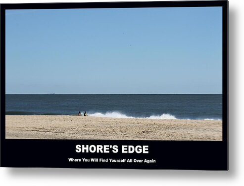 Nature Metal Print featuring the photograph Shores Edge by Robert Banach