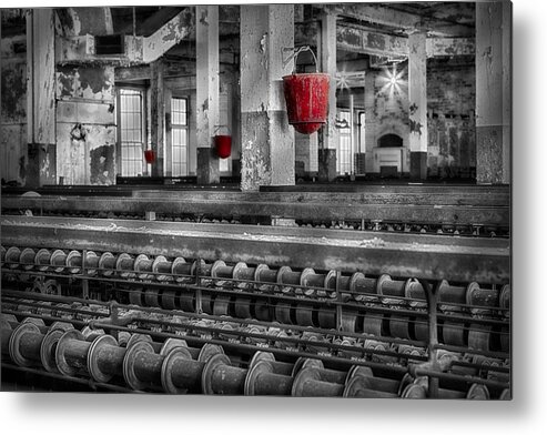 Lonaconing Metal Print featuring the photograph Silk Mill by Susan Candelario