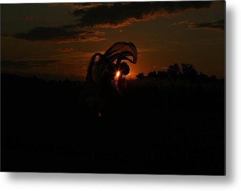 Belly Metal Print featuring the photograph Silk Sunset by Leeon Photo