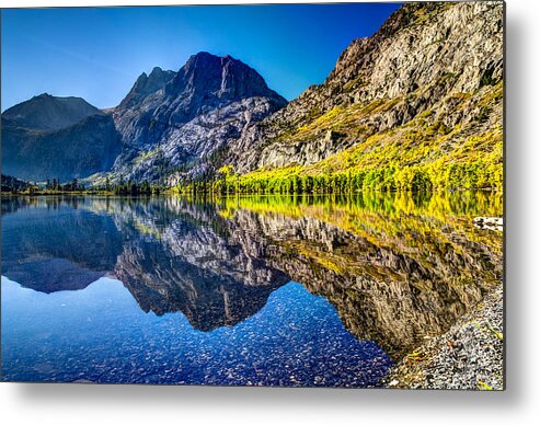 Silver Lake Metal Print featuring the photograph Silver Lake by Mike Ronnebeck