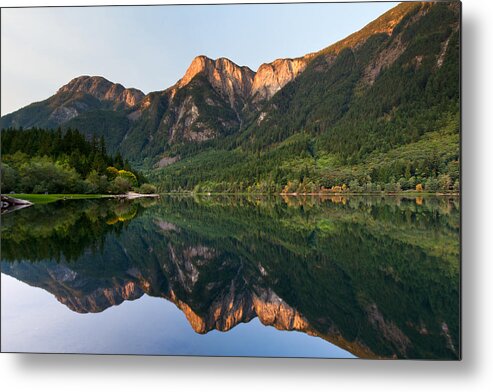 Alpenglow Metal Print featuring the photograph Silver Lake Reflection by Michael Russell