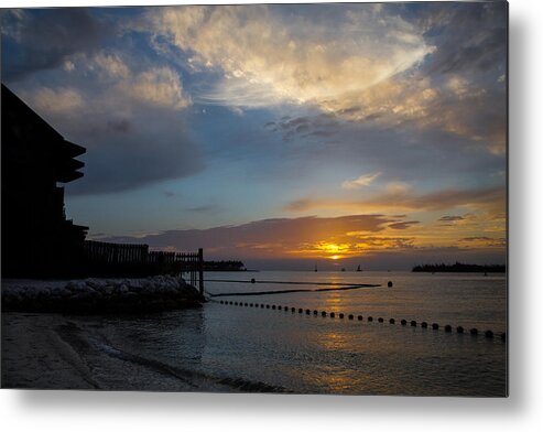 Keys Metal Print featuring the photograph Another Sunset in Paradise by Maria Robinson