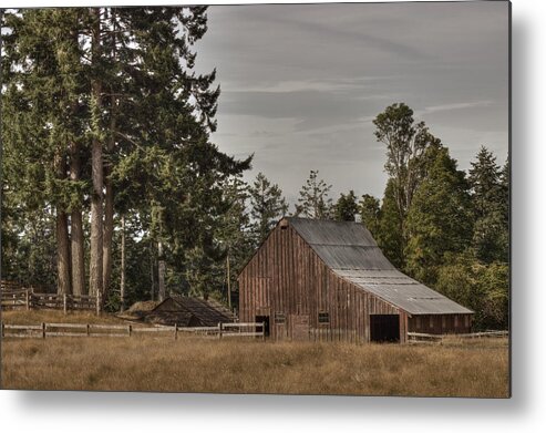 Barn Metal Print featuring the photograph Simpler Times 2 by Randy Hall