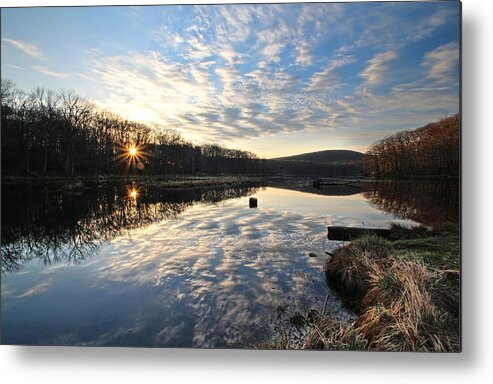 Silver Mine Lake Metal Print featuring the photograph Siver Mine Lake by Andrea Galiffi