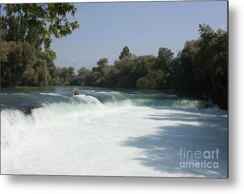 Waterfall Metal Print featuring the photograph Small fall by Susanne Baumann