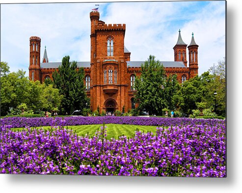 The Smithsonian Castle Metal Print featuring the photograph Smithsonian Castle by Mitch Cat