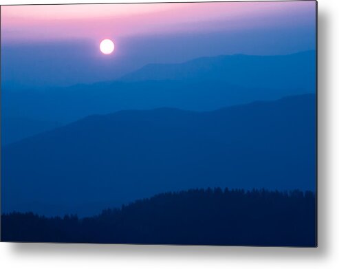 2005 Metal Print featuring the photograph Smoky Mountain Sunrise by Jay Stockhaus