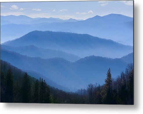 Great Smoky Mountains National Park Metal Print featuring the photograph Smoky Mountains by Melinda Fawver