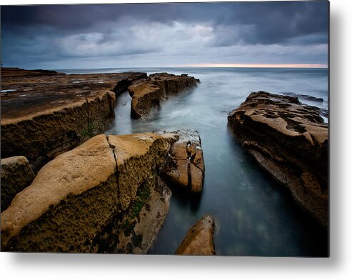 Beach Metal Print featuring the photograph Smooth Seas by Peter Tellone