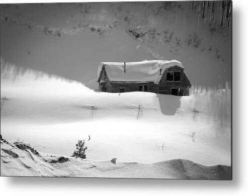 Snow Metal Print featuring the photograph Snowbound by Ron White