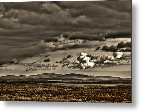 Hdr Metal Print featuring the photograph So Close Yet So Far by Greg DeBeck