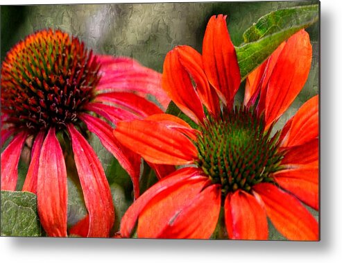 Flower Metal Print featuring the photograph So Happy Together....... by Tanya Tanski