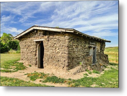 Sod Metal Print featuring the photograph Sod Homestead by Alan Hutchins