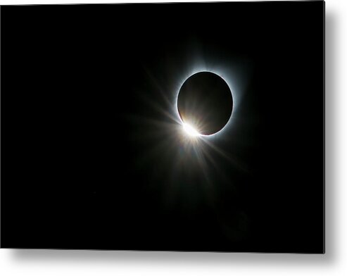 Eclipse Metal Print featuring the photograph Solar Ring by Hua Zhu