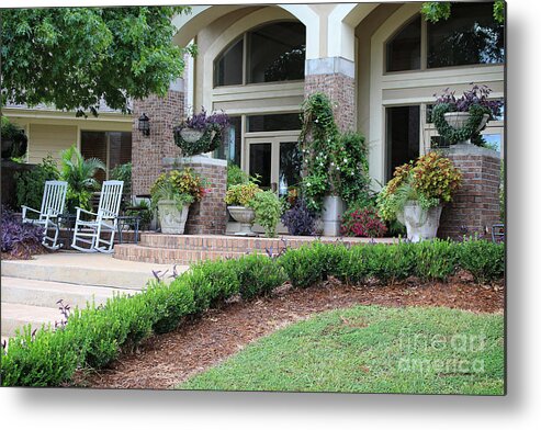Porch Metal Print featuring the photograph Southern Hospitality by Ella Kaye Dickey