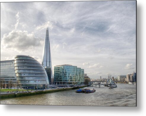 Shard Metal Print featuring the photograph Southwark Skyline by Chris Day