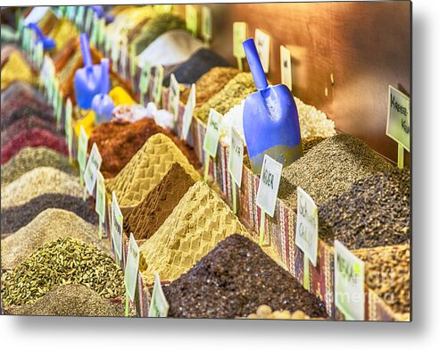Turkey Metal Print featuring the photograph Spice market by Sophie McAulay